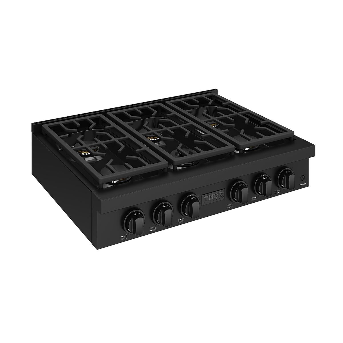 THOR x Gordon Ramsay Collection 36 Inch Professional Gas Rangetop with Knob Control – Matte Black