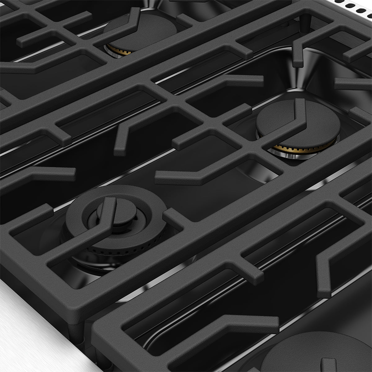THOR x Gordon Ramsay Collection 36 Inch Professional Gas Rangetop with Knob Control – Stainless Steel