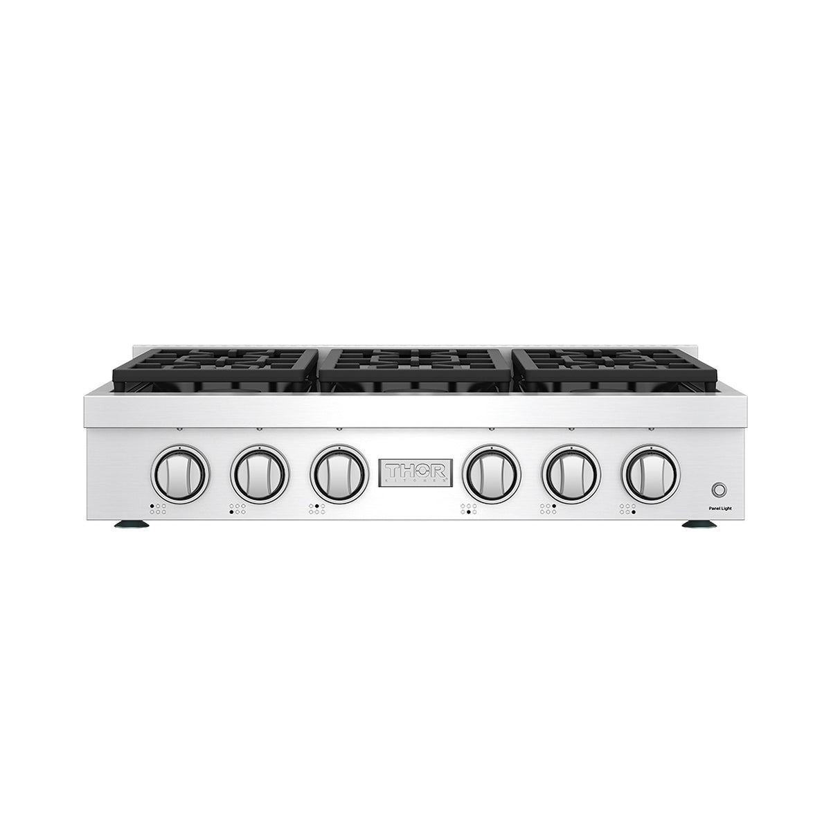 THOR x Gordon Ramsay Collection 36 Inch Professional Gas Rangetop with Knob Control – Stainless Steel