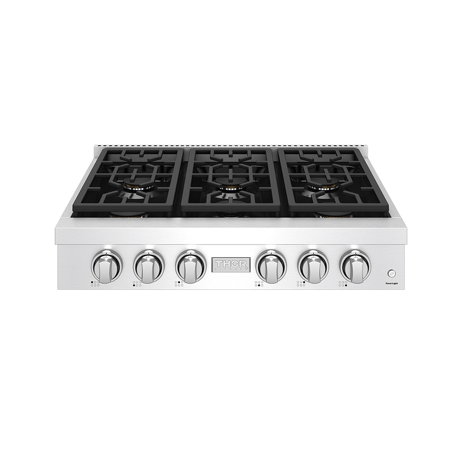 THOR x Gordon Ramsay Collection 36 Inch Professional Gas Rangetop with Knob Control – Stainless Steel