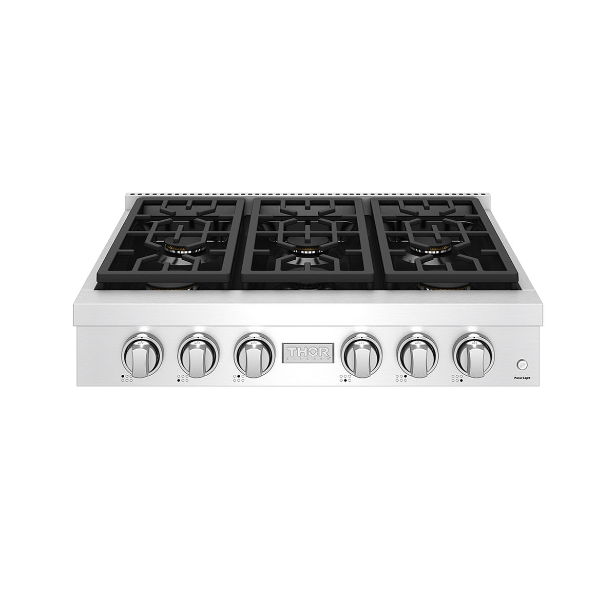 THOR x Gordon Ramsay Collection 36 Inch Professional Liquid Propane Rangetop with Knob Control – Stainless Steel