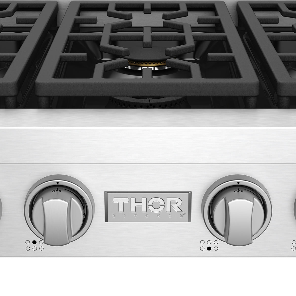 THOR x Gordon Ramsay Collection 36 Inch Professional Gas Rangetop with Knob Control – Stainless Steel
