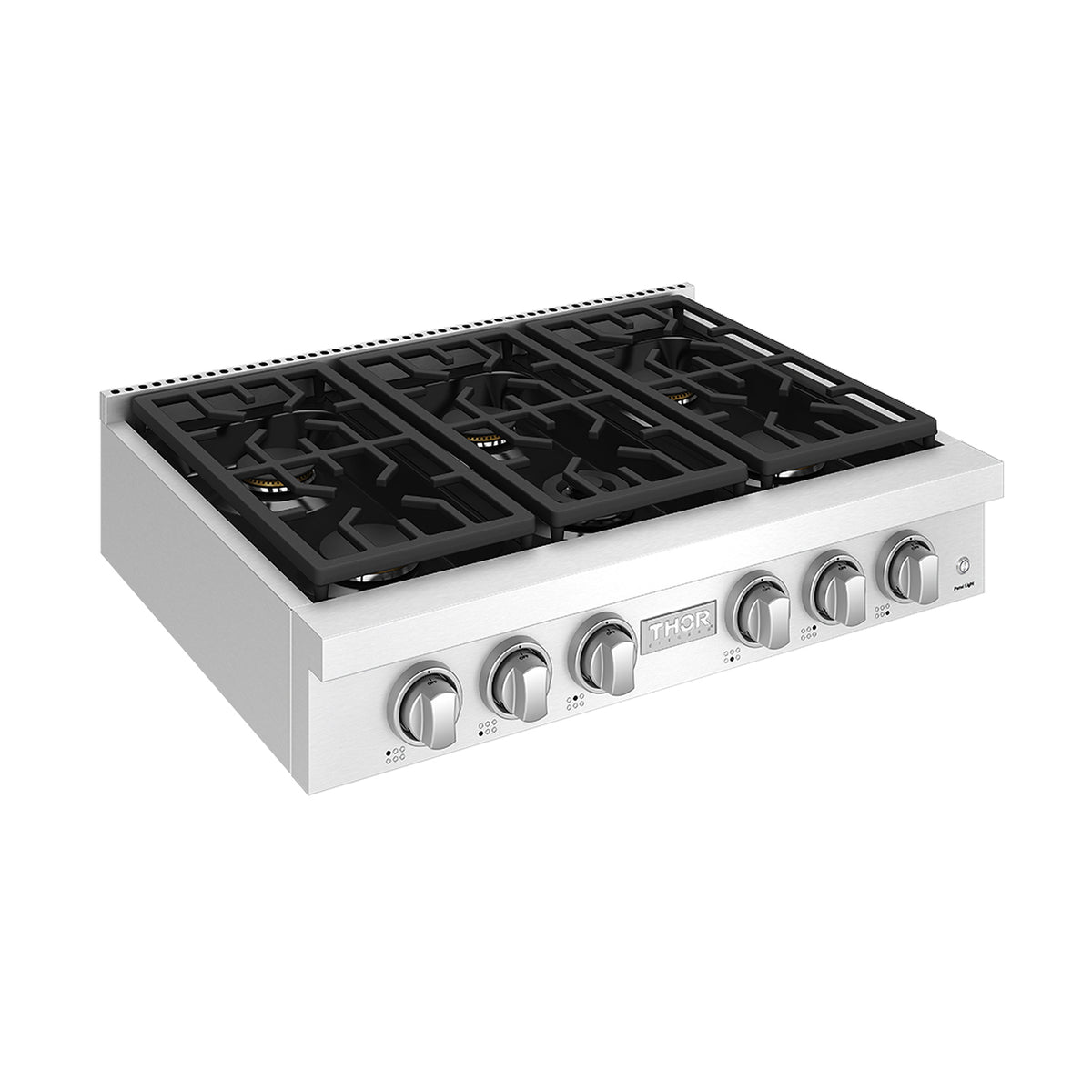 THOR x Gordon Ramsay Collection 36 Inch Professional Gas Rangetop with Knob Control – Stainless Steel
