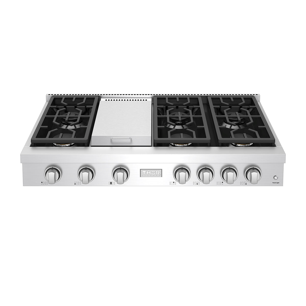 THOR x Gordon Ramsay Collection 48 Inch Professional Gas Rangetop with Knob Control – Stainless Steel