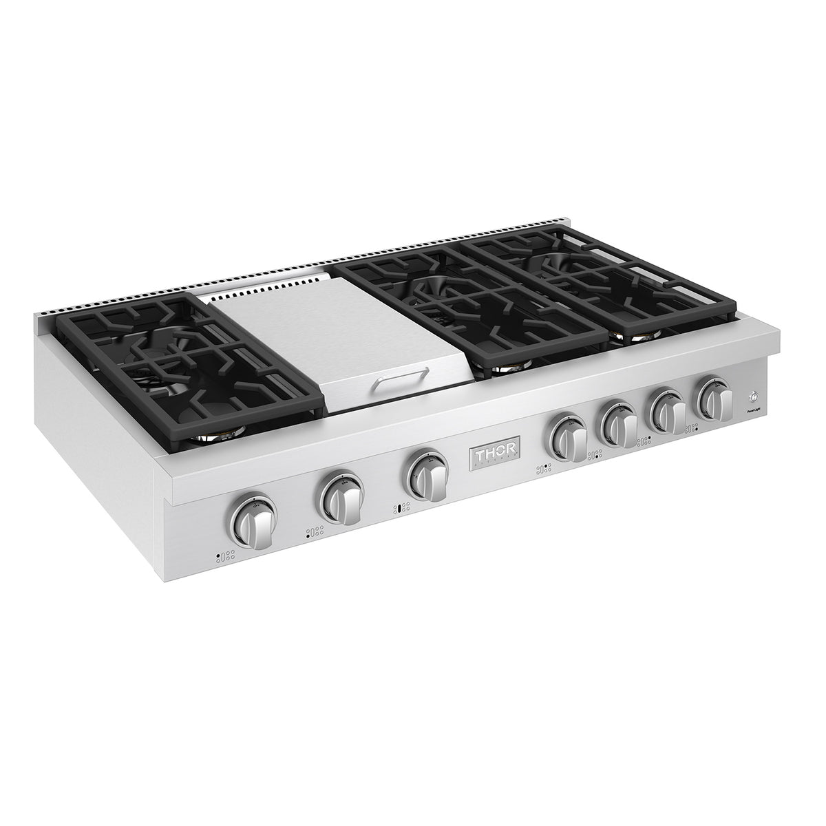 THOR x Gordon Ramsay Collection 48 Inch Professional Gas Rangetop with Knob Control – Stainless Steel