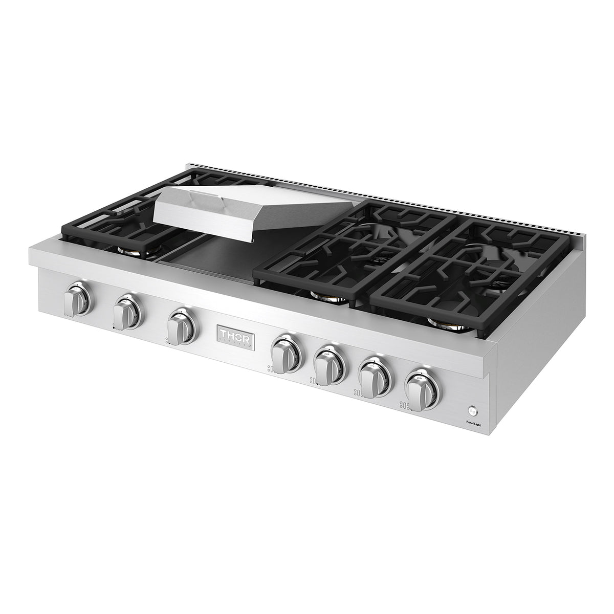 THOR x Gordon Ramsay Collection 48 Inch Professional Gas Rangetop with Knob Control – Stainless Steel