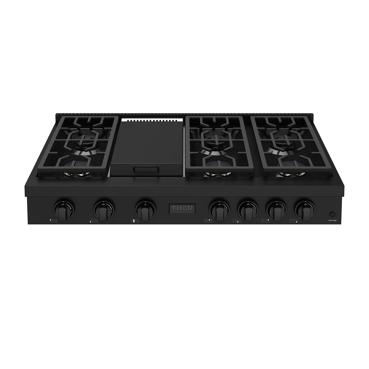 THOR x Gordon Ramsay Collection 48 Inch Professional Gas Rangetop with Knob Control – Matte Black