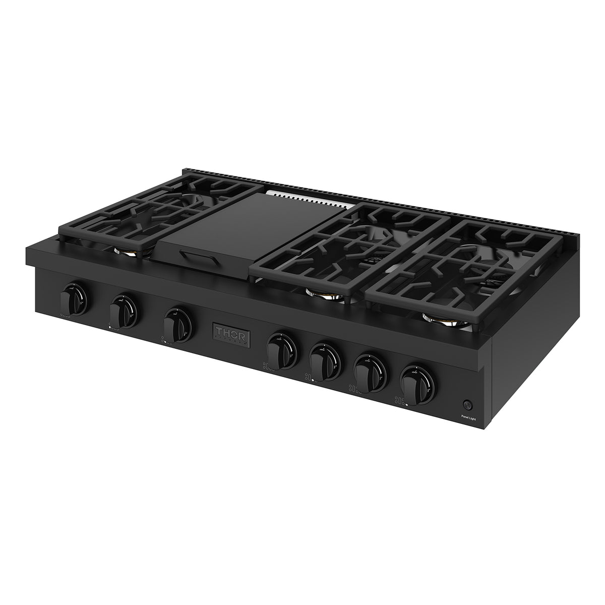 THOR x Gordon Ramsay Collection 48 Inch Professional Gas Rangetop with Knob Control – Matte Black