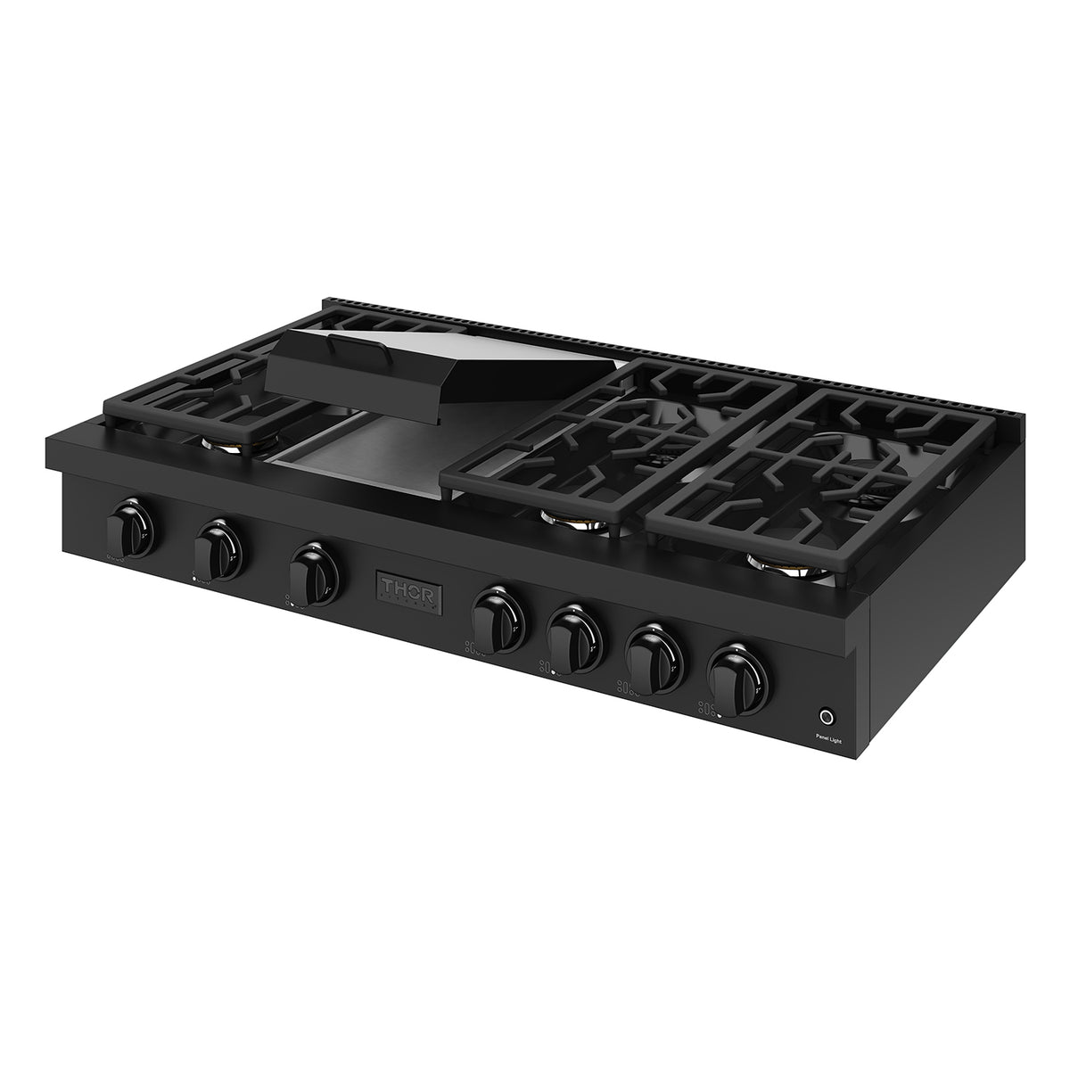 THOR x Gordon Ramsay Collection 48 Inch Professional Gas Rangetop with Knob Control – Matte Black
