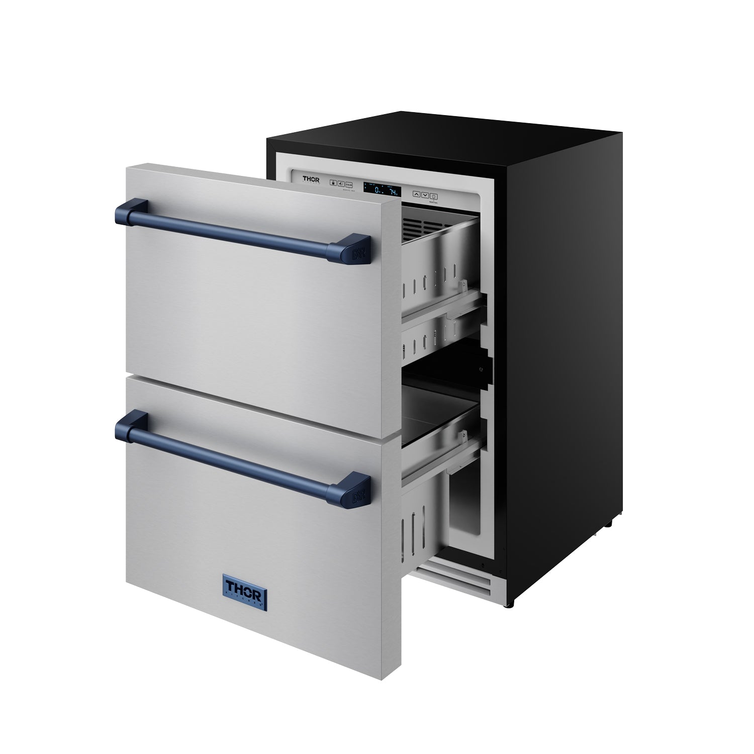 Buy 24 Inch Stainless Steel/Blue Indoor/Outddor Undercounter