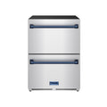 24 Inch Undercounter Built-In / Freestanding Drawer Freezer – Stainless Steel/Blue | Gordon Ramsay Series