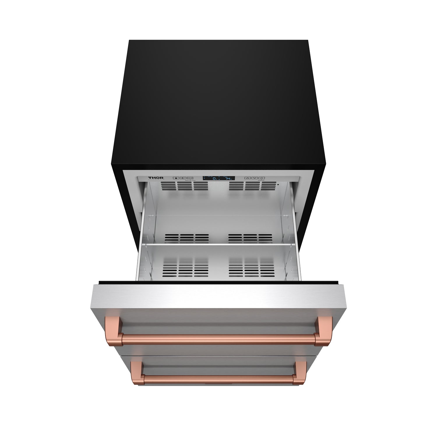 24″ Undercounter Built-In / Freestanding Drawer Freezer – Stainless Steel/Rose Gold | Gordon Ramsay Series