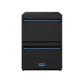 24 Inch Undercounter Built-In / Freestanding Drawer Freezer – Black/Blue | Gordon Ramsay Series