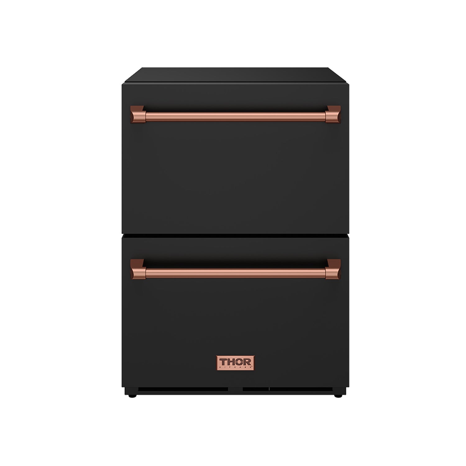 24" Undercounter Built-In or Freestanding Drawer Refrigerator – Black/Rose Gold | Gordon Ramsay Series