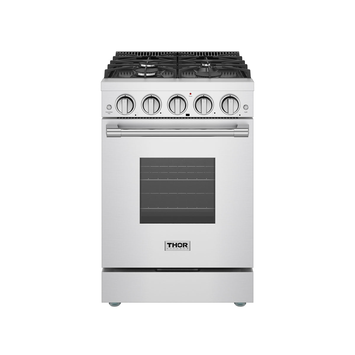 24 Inch S Series Professional Gas Range – Stainless Steel