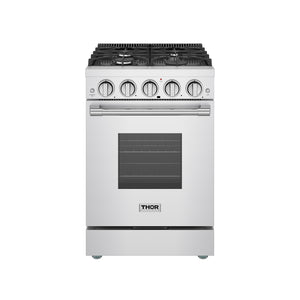 24 Inch S Series Professional Gas Range – Stainless Steel