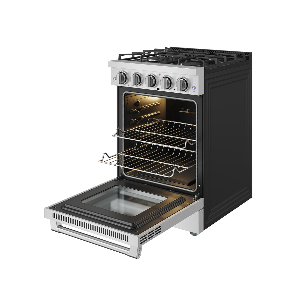 24 Inch S Series Professional Gas Range – Stainless Steel