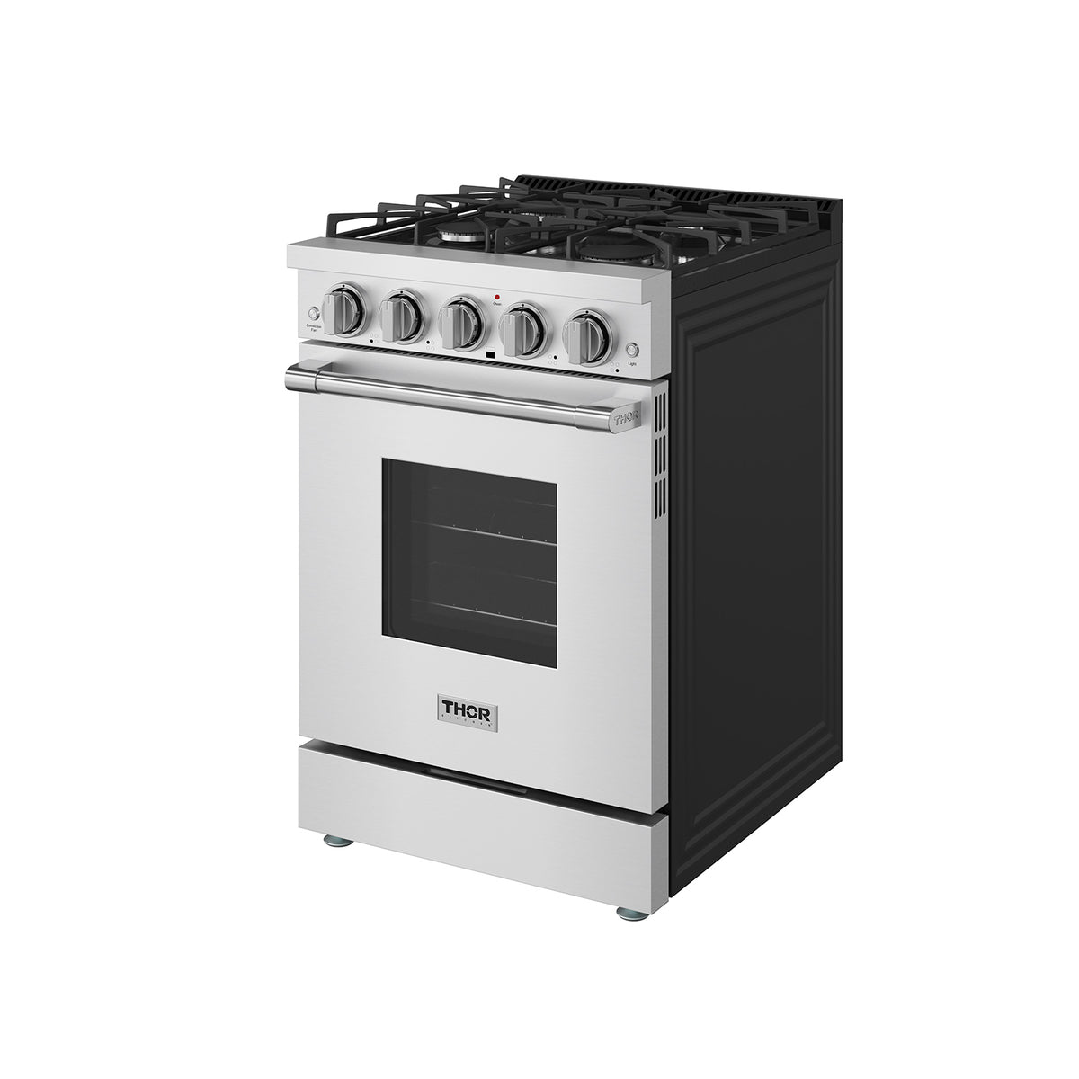 24 Inch S Series Professional Gas Range – Stainless Steel