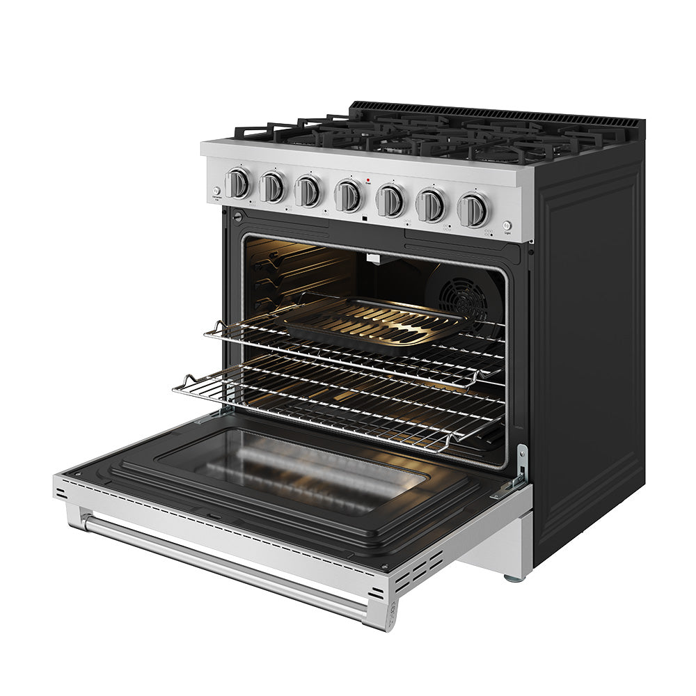 36 Inch S Series Professional Freestanding Gas Range