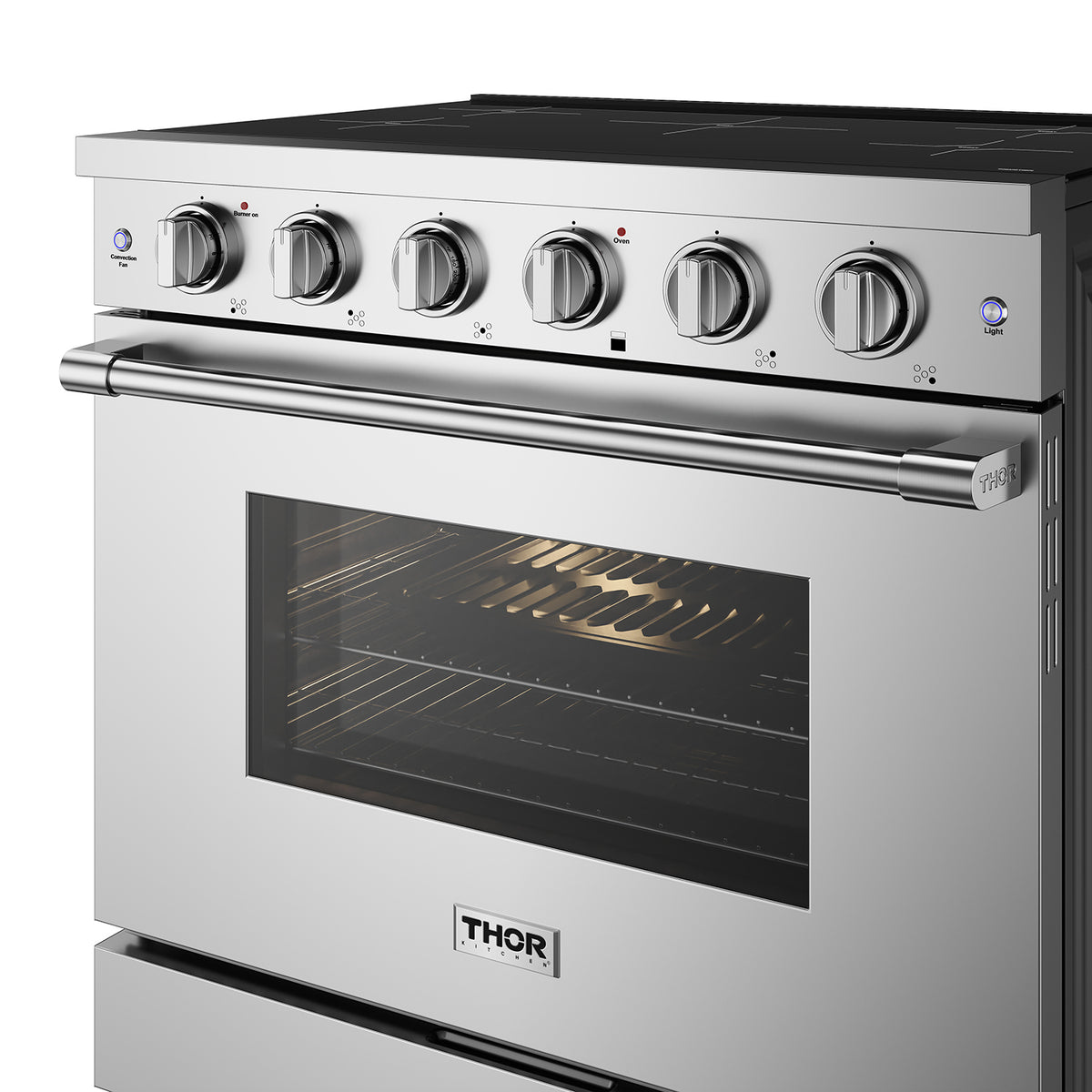 36 Inch S Series Professional Induction Range – Stainless Steel