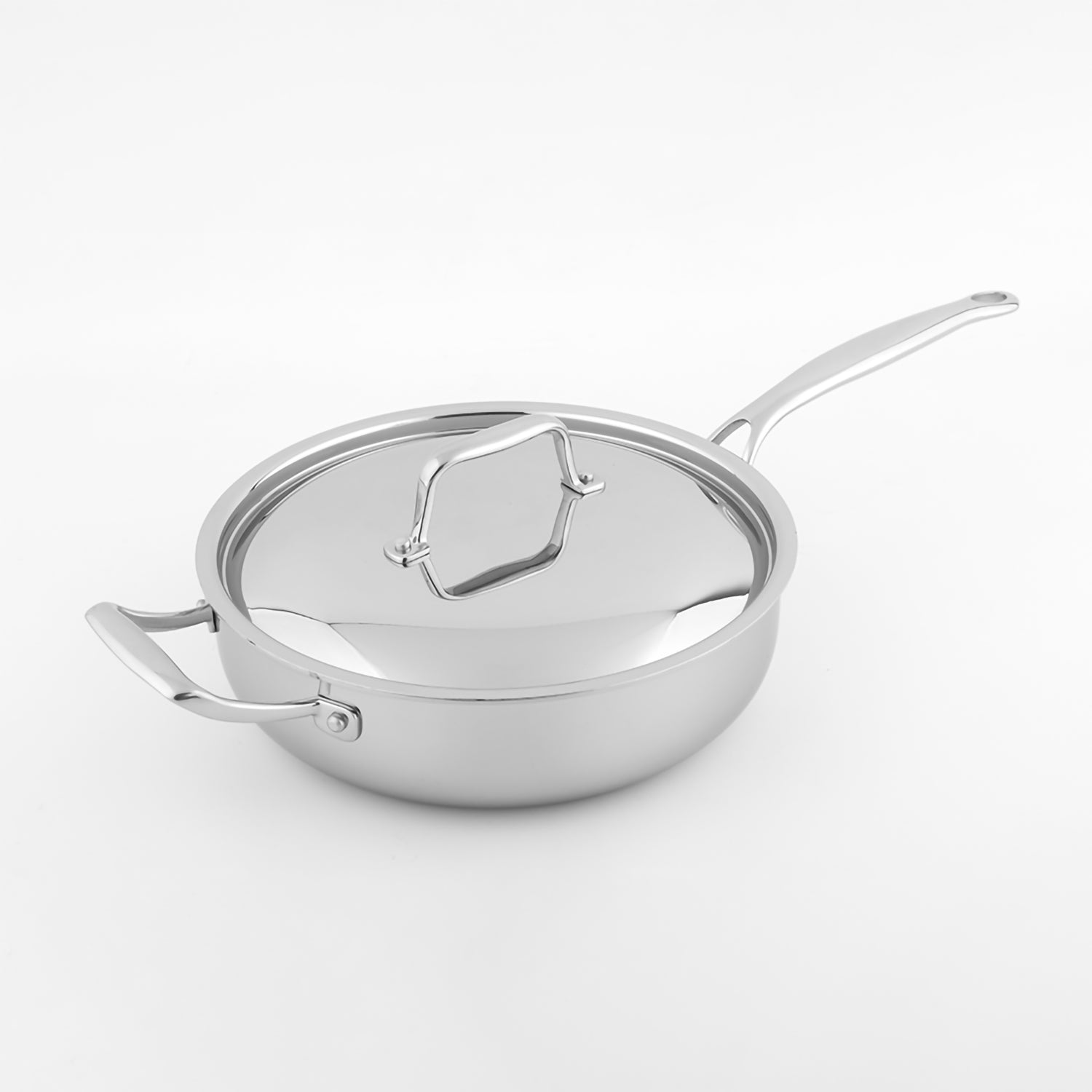 10-Piece Tri-ply Stainless Steel Cookware Set