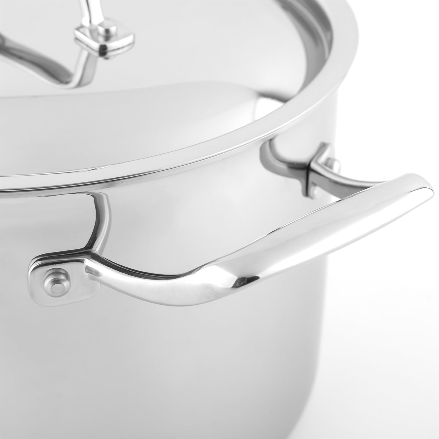 10-Piece Tri-ply Stainless Steel Cookware Set