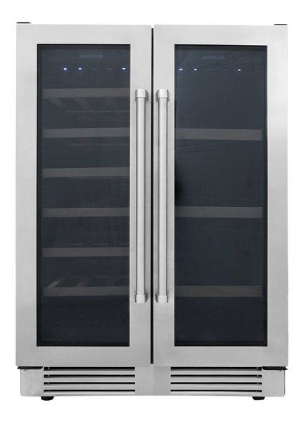 Buy 24 Inch French Door Dual Zone Wine and Beverage Center