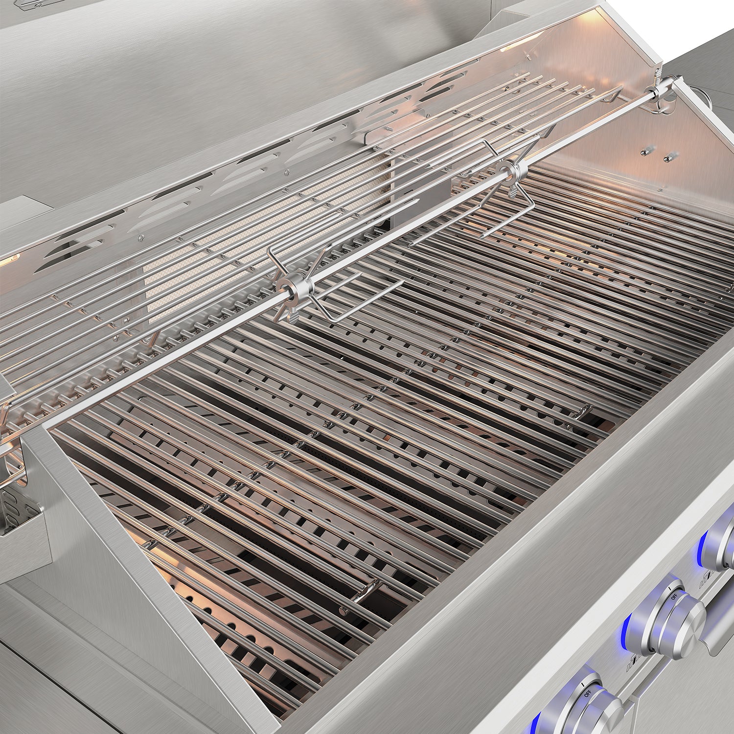10 ft. Outdoor Kitchen Island with Gas Grill & Side Burner, Sink & Drawer 77,000 BTU – Stainless Steel