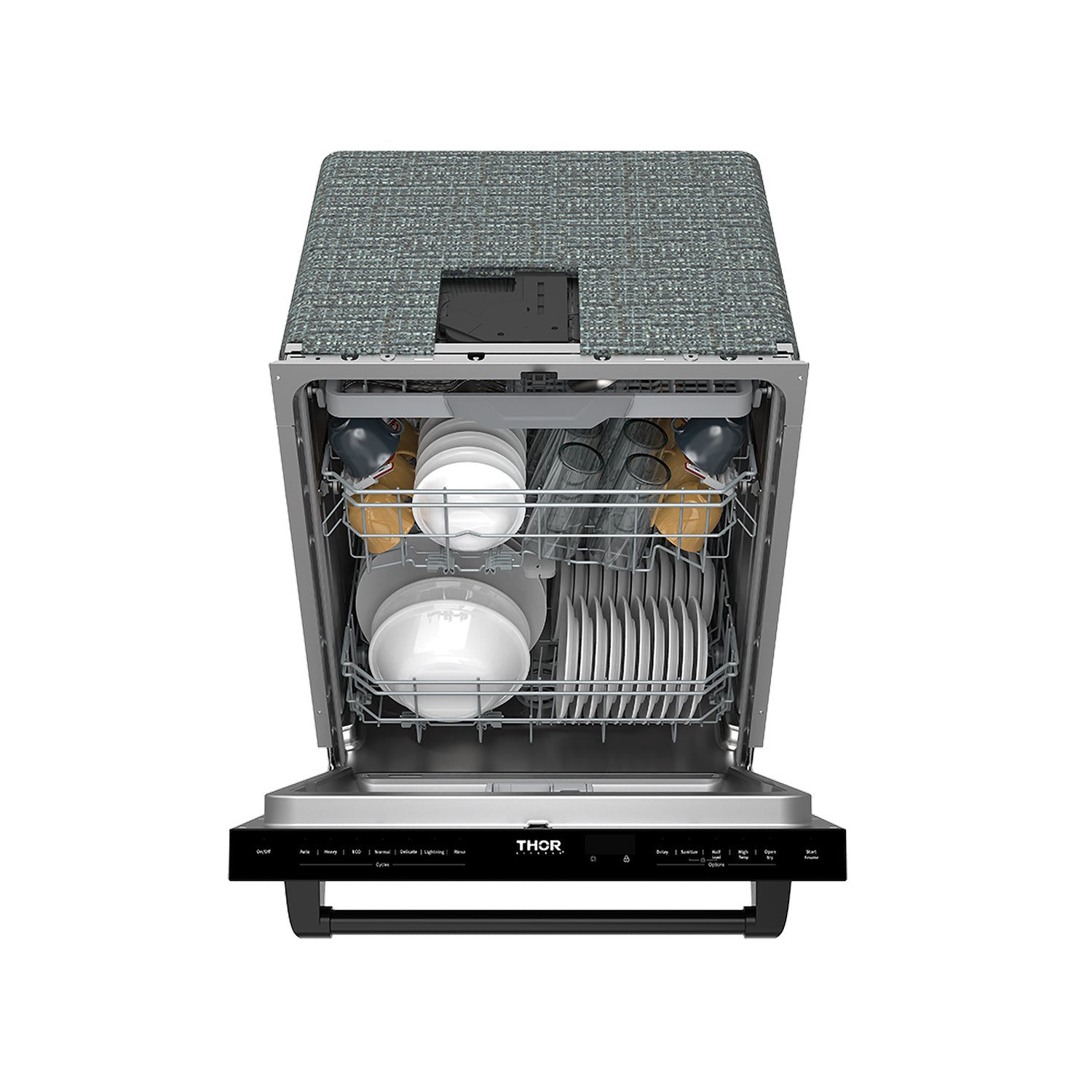 24 Inch Top Control Built-in Dishwasher in Black