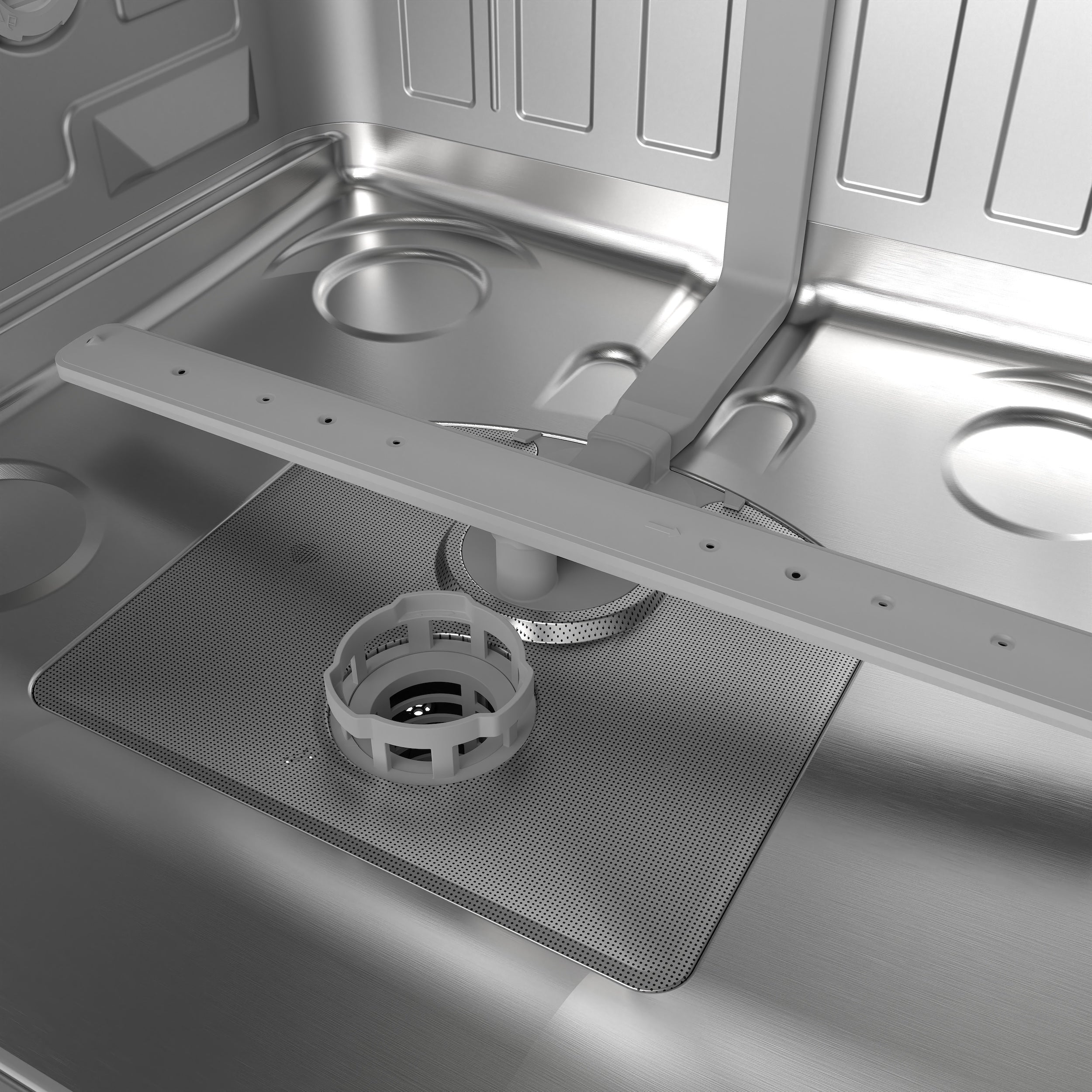 24 Inch Built-In Dishwasher with Open Dry and 7 Cycle in Stainless Steel