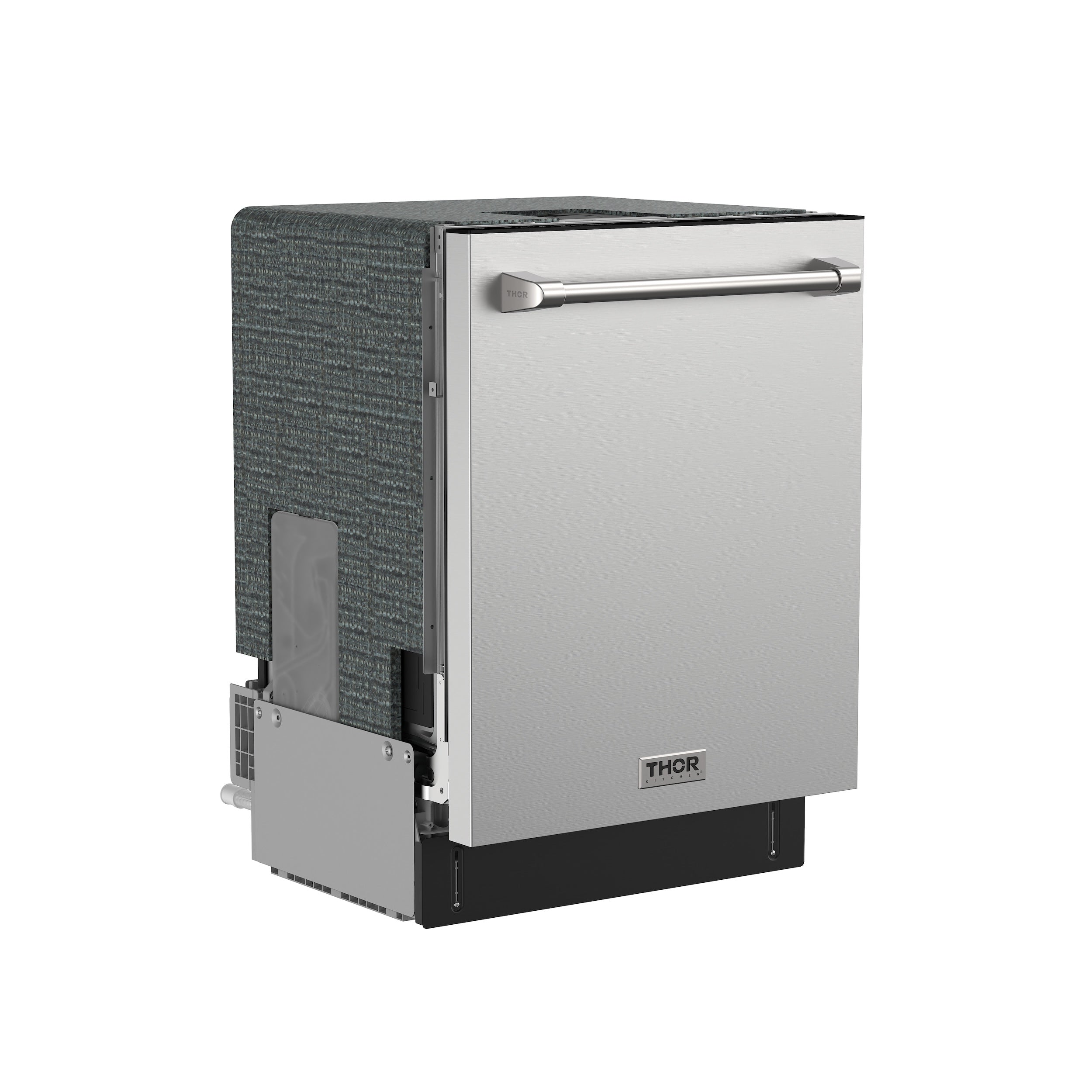 24 Inch Built-In Dishwasher with Open Dry and 7 Cycle in Stainless Steel