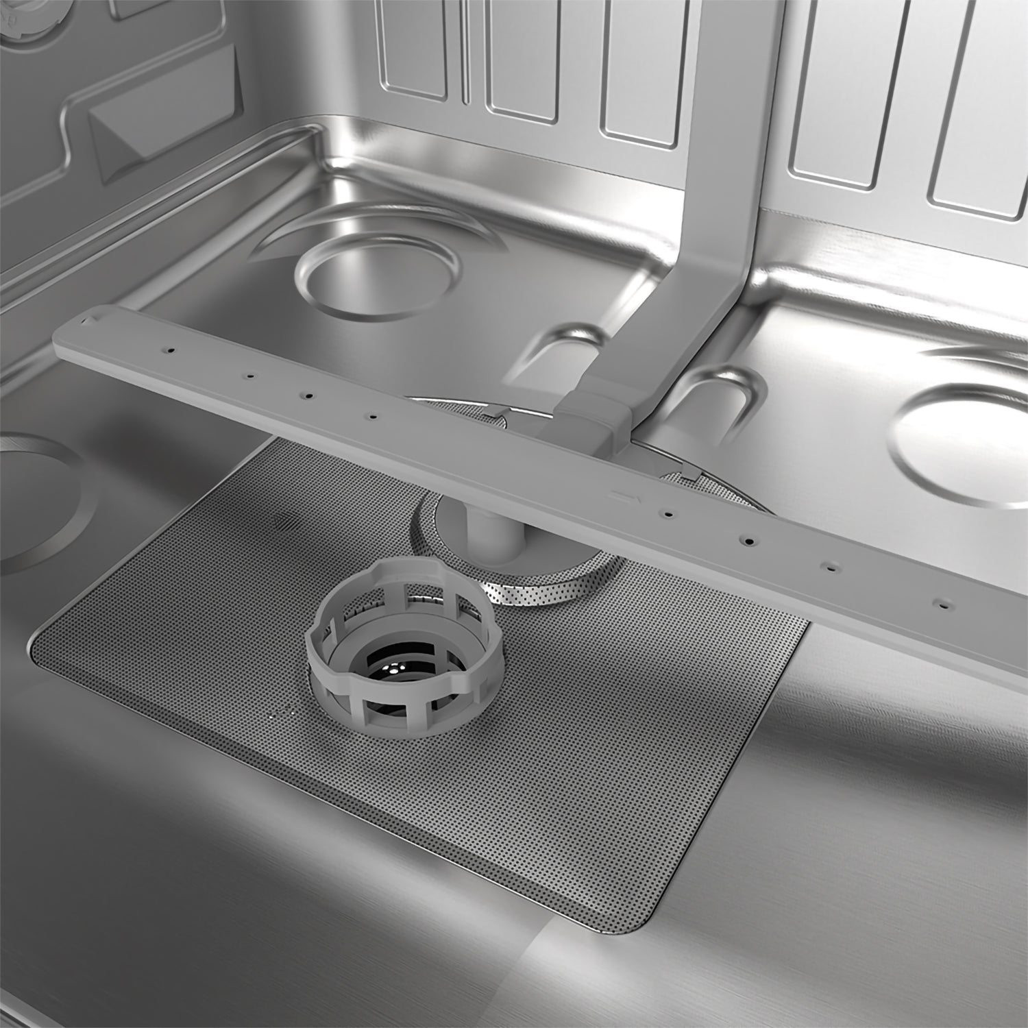 24 Inch Built-In Top Control Dishwasher with Pocket Handle – Black