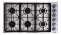 Thor Kitchen 36 Inch Professional Drop-In Gas Cooktop in Stainless Steel - (Refurbished)