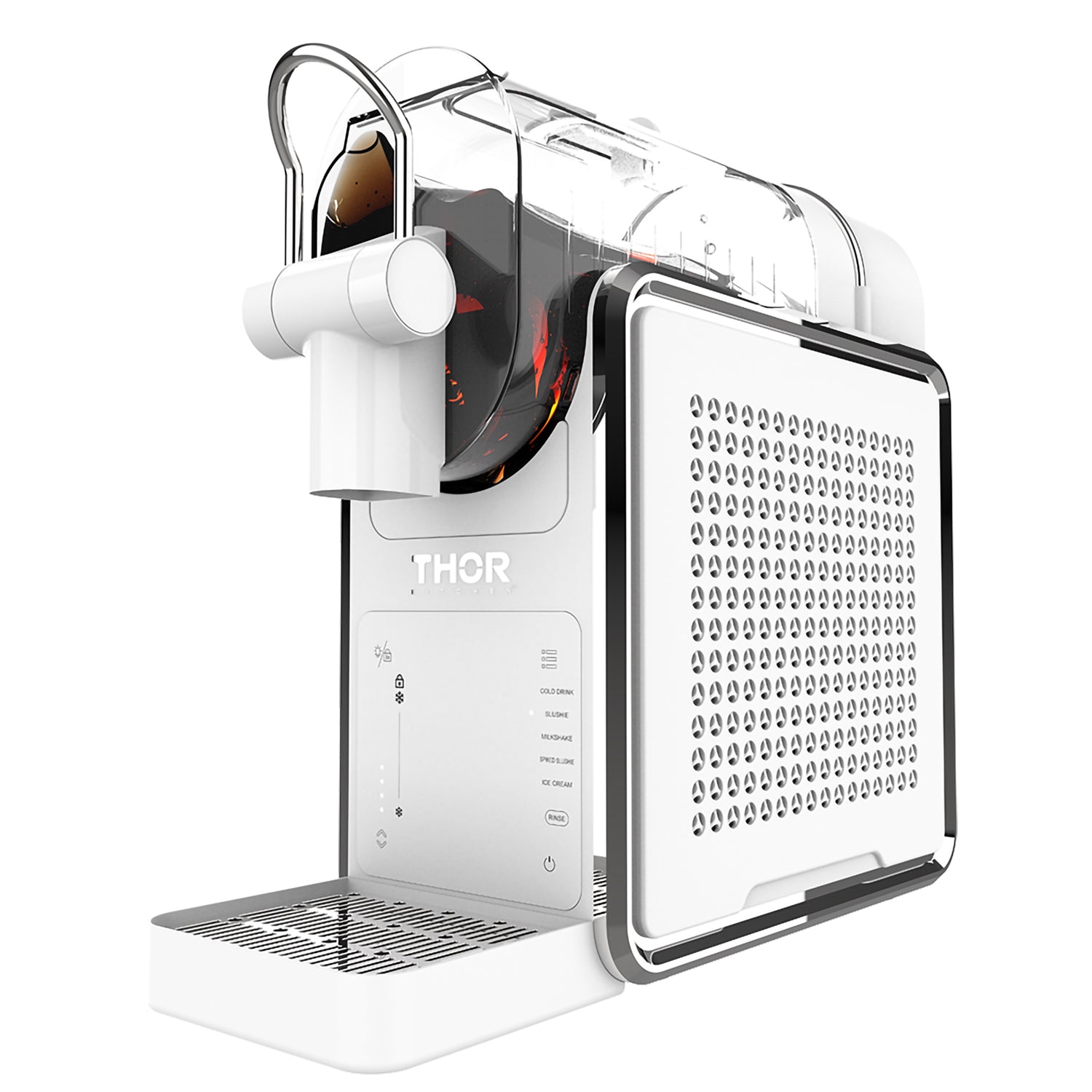 68oz 6-in-1 Slushie Machine | Frozen Drink & Smoothie Maker in White - TKS667W