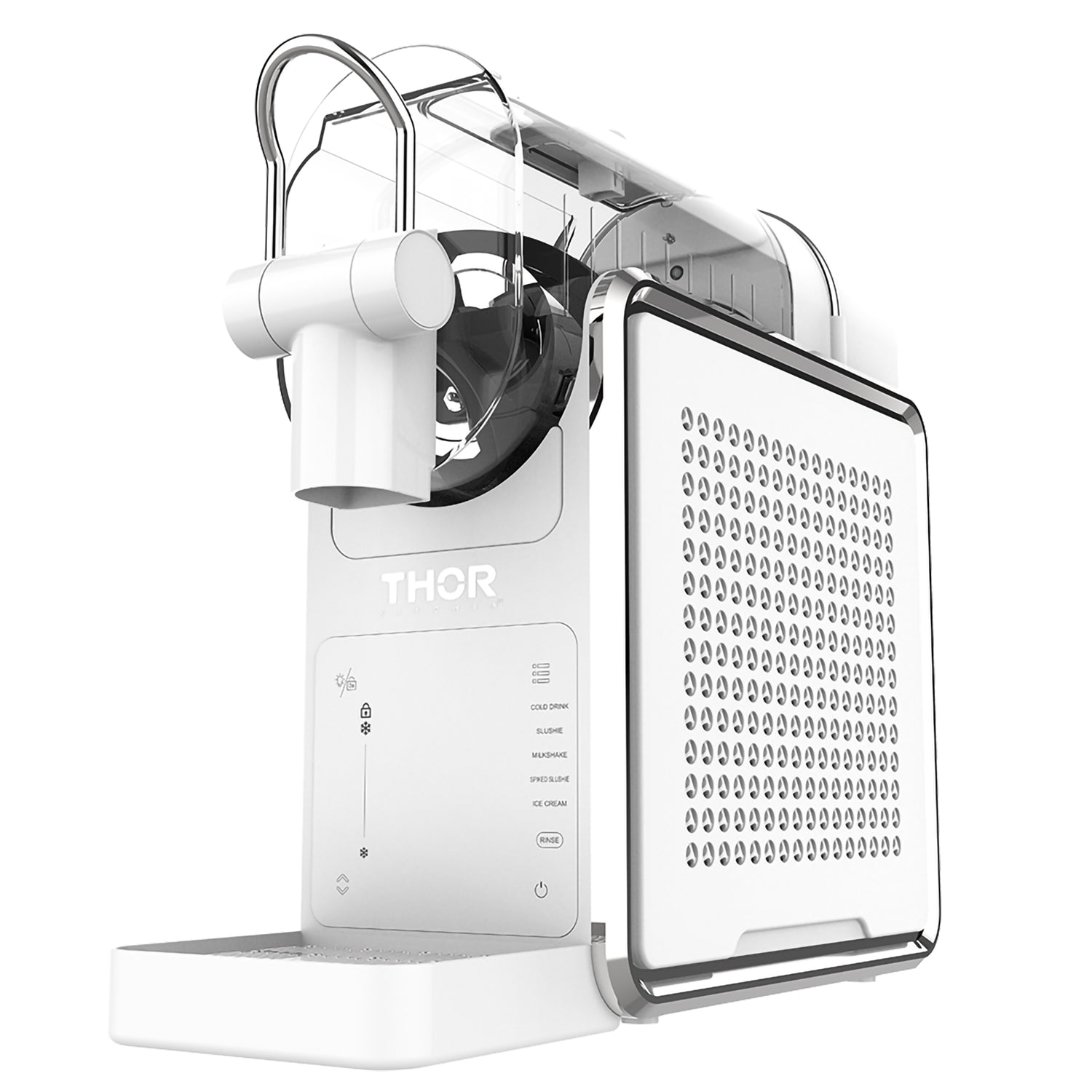 68oz 6-in-1 Slushie Machine | Frozen Drink & Smoothie Maker in White - TKS667W