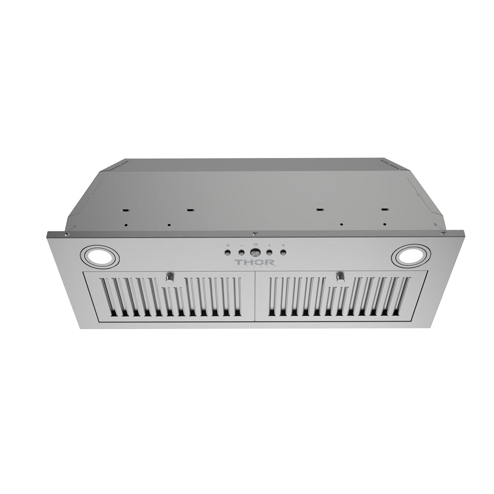 28 Inch 350 CFM Built-In/Insert Range Hood with Baffle Filters