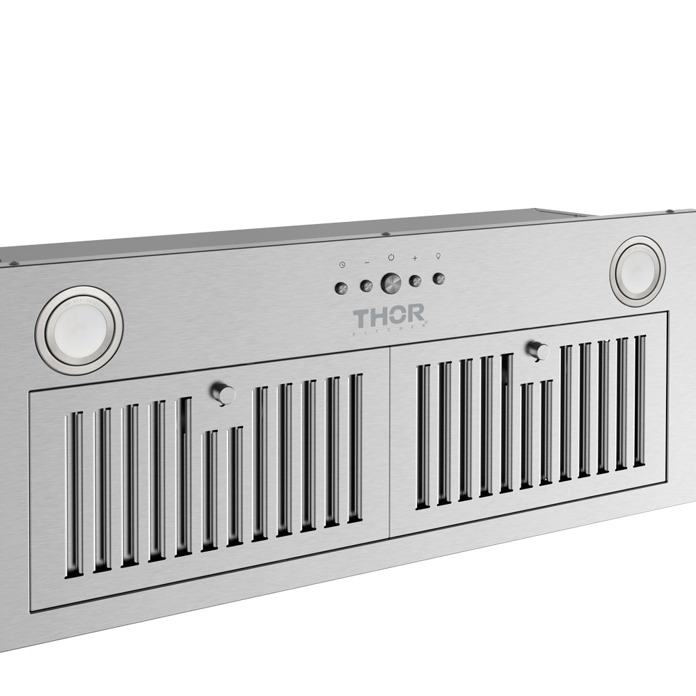 28 Inch 350 CFM Built-In/Insert Range Hood with Baffle Filters