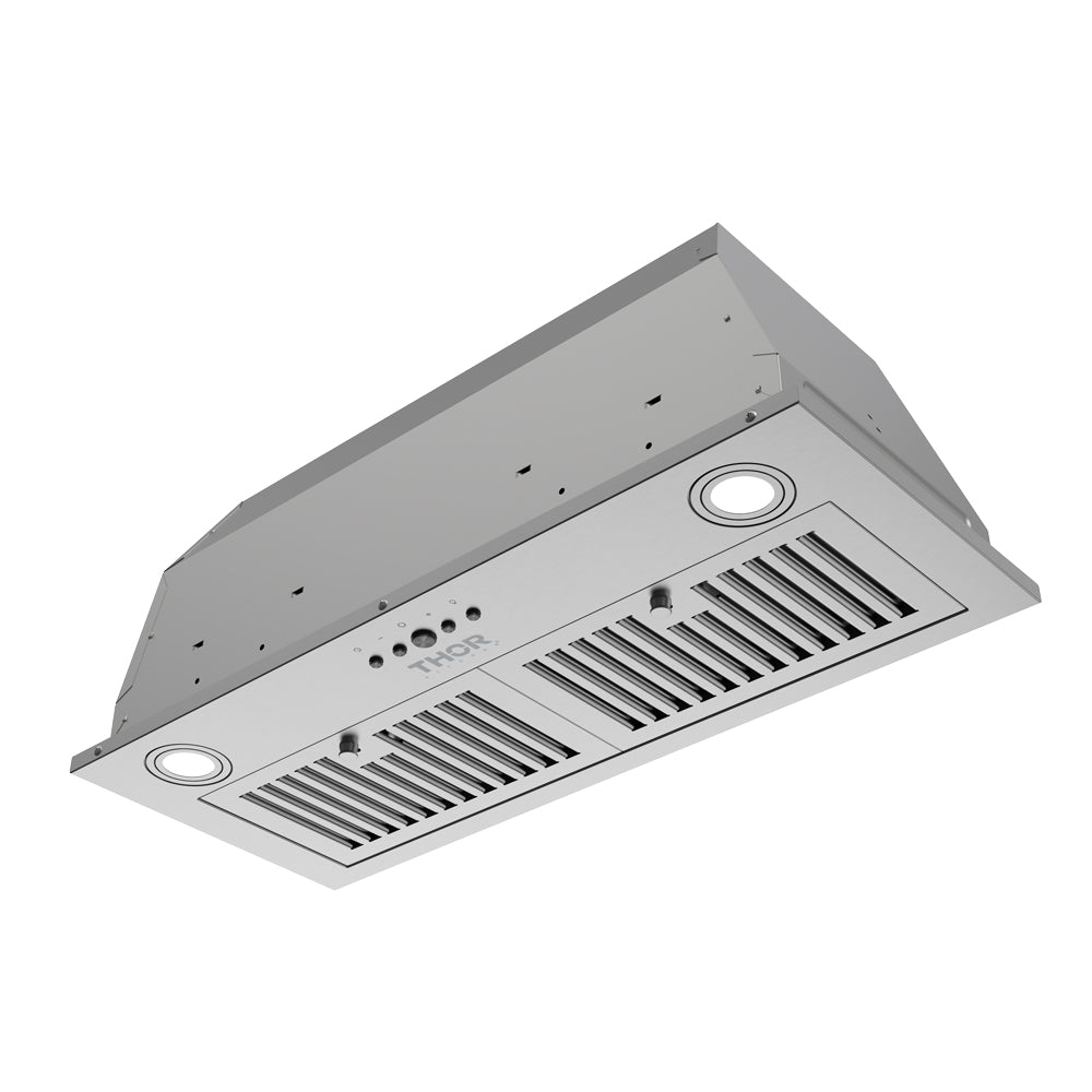 28 Inch 350 CFM Built-In/Insert Range Hood with Baffle Filters