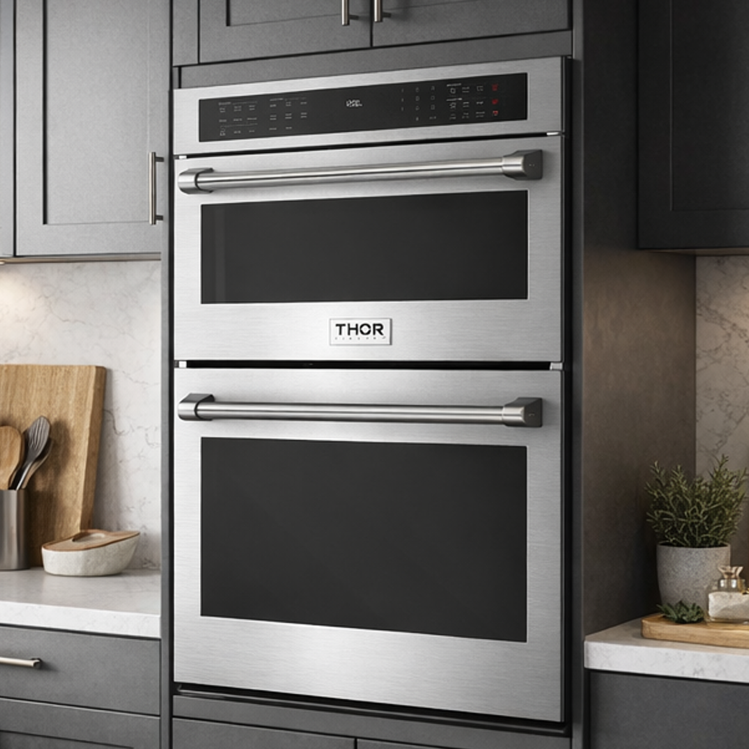 Professional 30-Inch Combination Microwave Wall Ovens- Stainless Steel