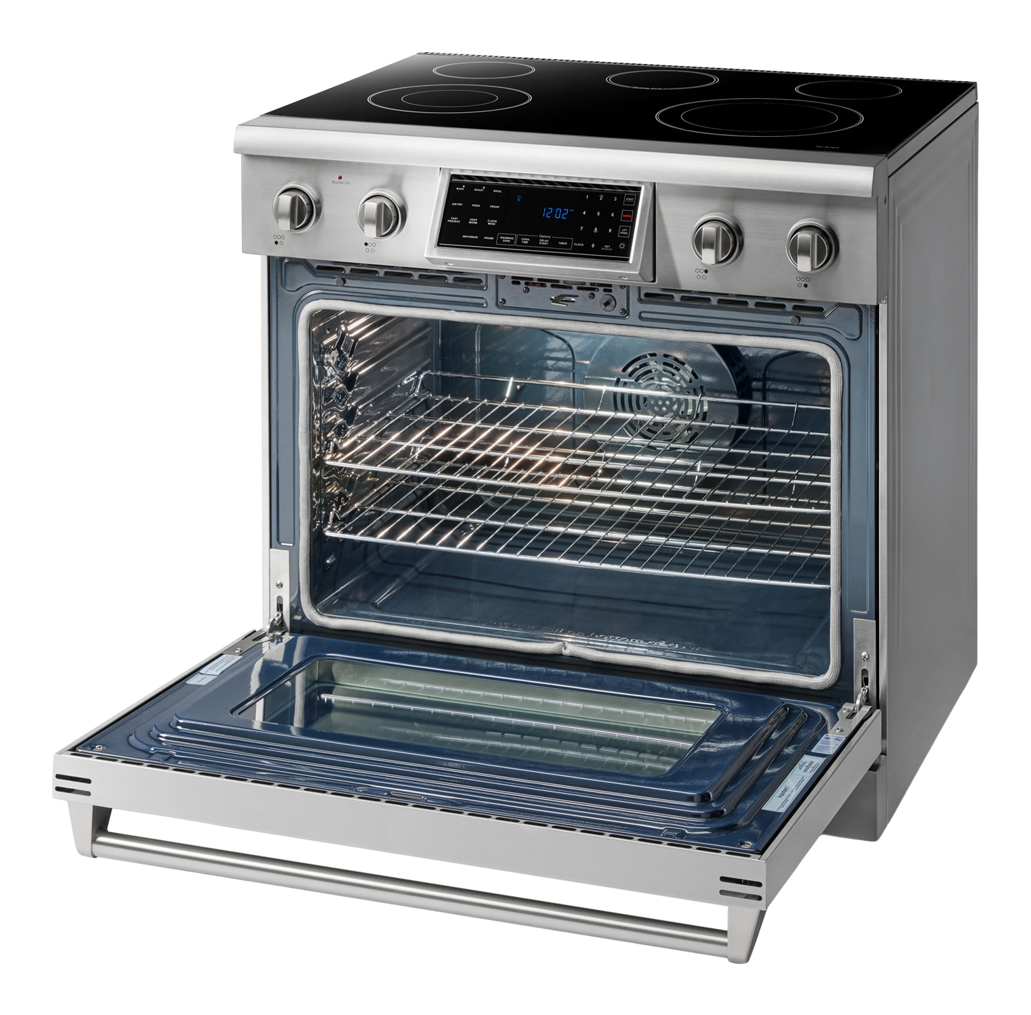 Thor Kitchen 36-Inch Tilt Panel Professional Electric Range - Model TRE3601-R (Renewed)