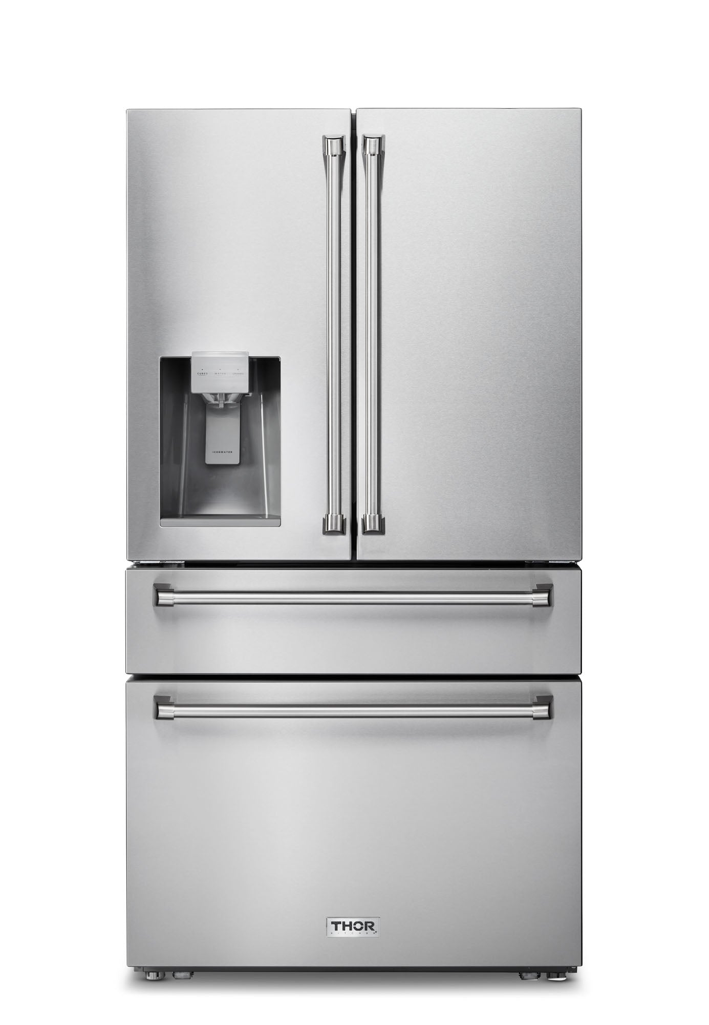 36 Inch Professional French Door Refrigerator with Ice and Water Dispenser (Refurbished)