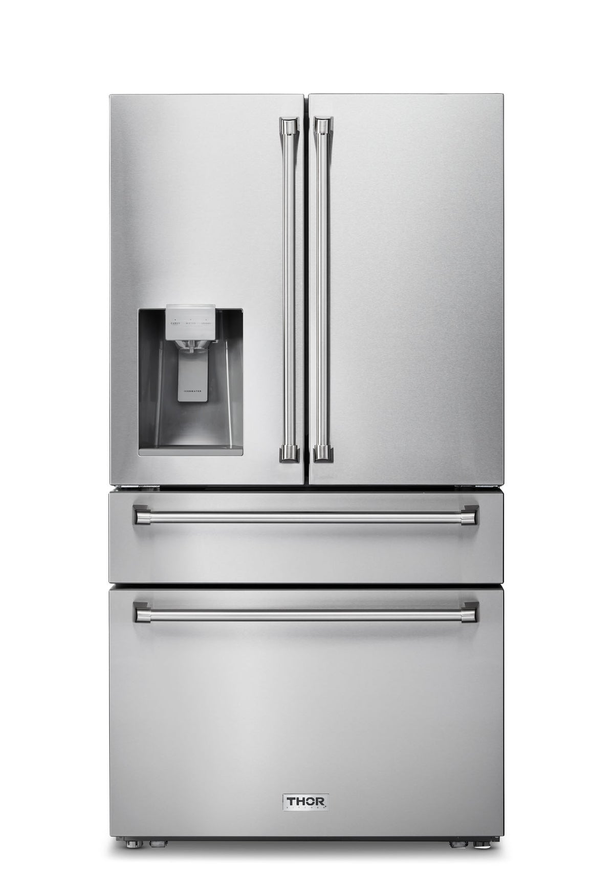 36 Inch Professional French Door Refrigerator with Ice and Water Dispenser - Thor Kitchen