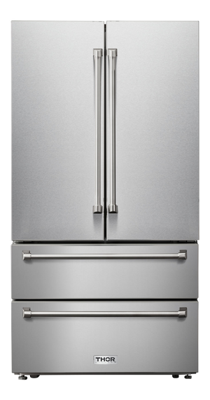 36 Inch Professional French Door Refrigerator with Freezer Drawers - Thor Kitchen