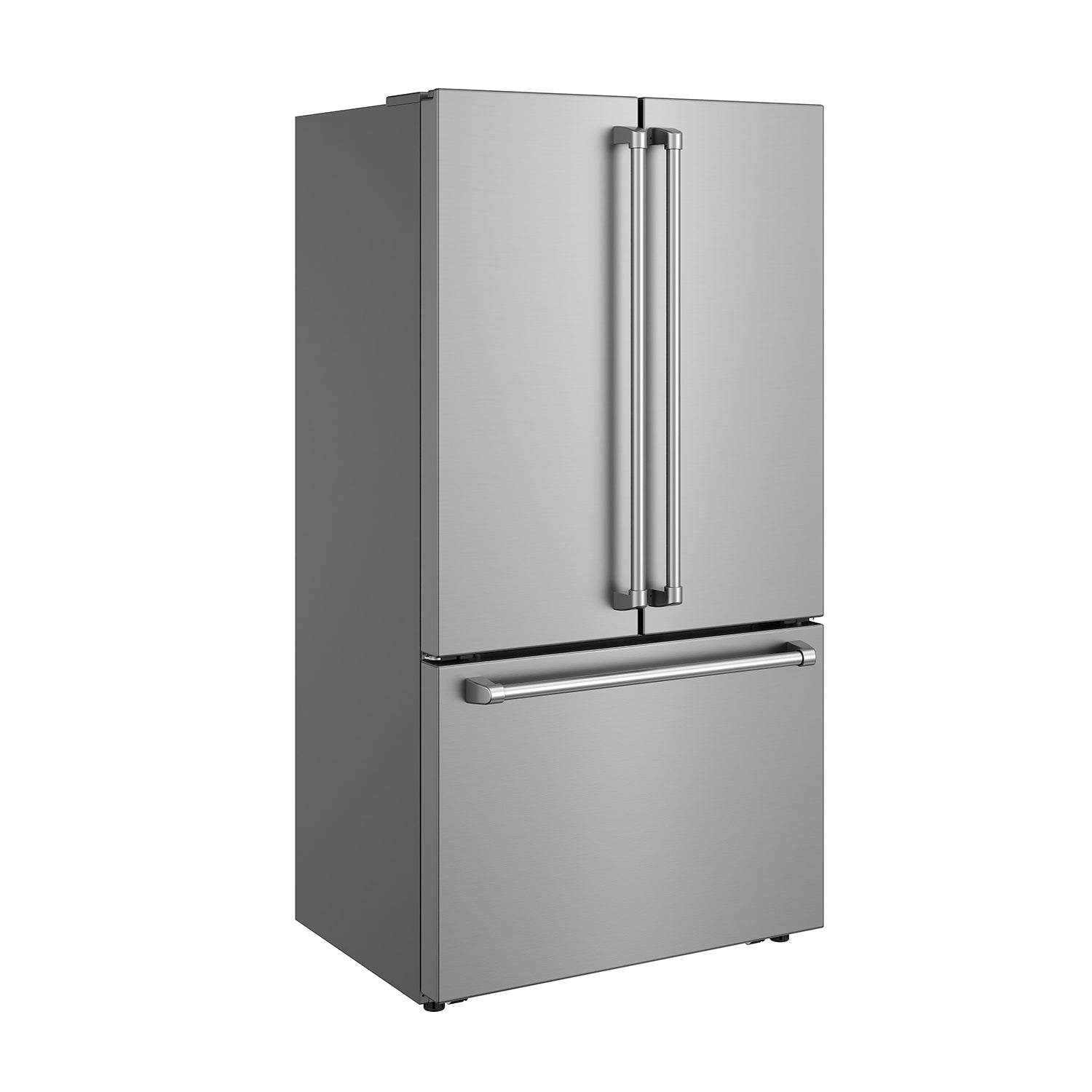 36 Inch Counter Depth Freestanding French Door Refrigerator with Internal Water and Ice