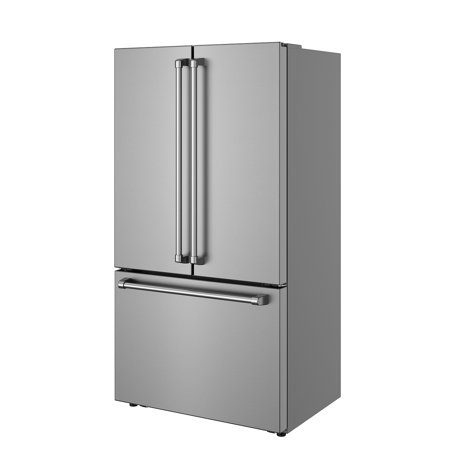 36 Inch Counter Depth Freestanding French Door Refrigerator with Internal Water and Ice