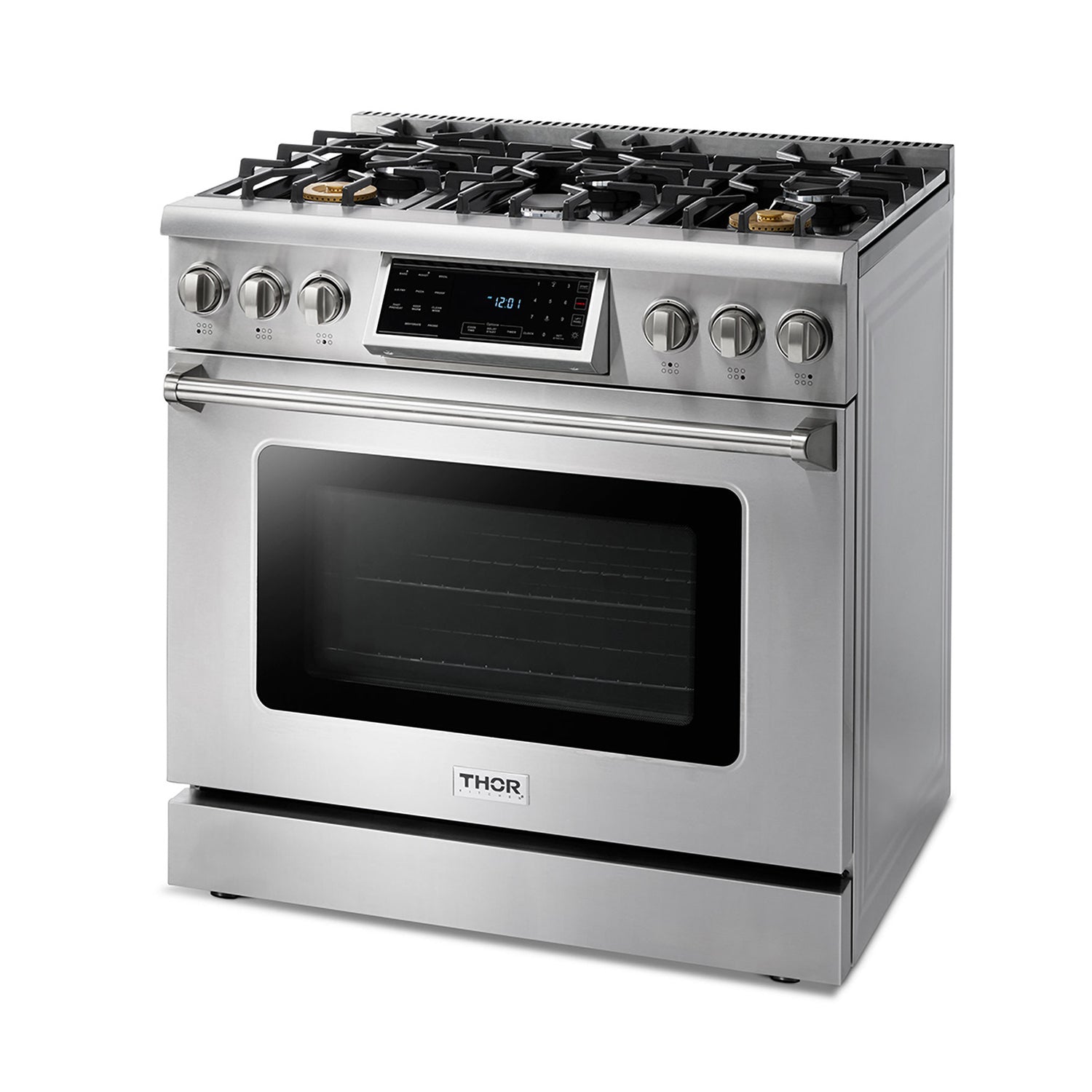 Buy 36 Inch Stainless Steel Tilt Panel Gas Range & Stove (TRG3601