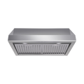 30 Inch Professional Range Hood, 11 Inches Tall in Stainless Steel