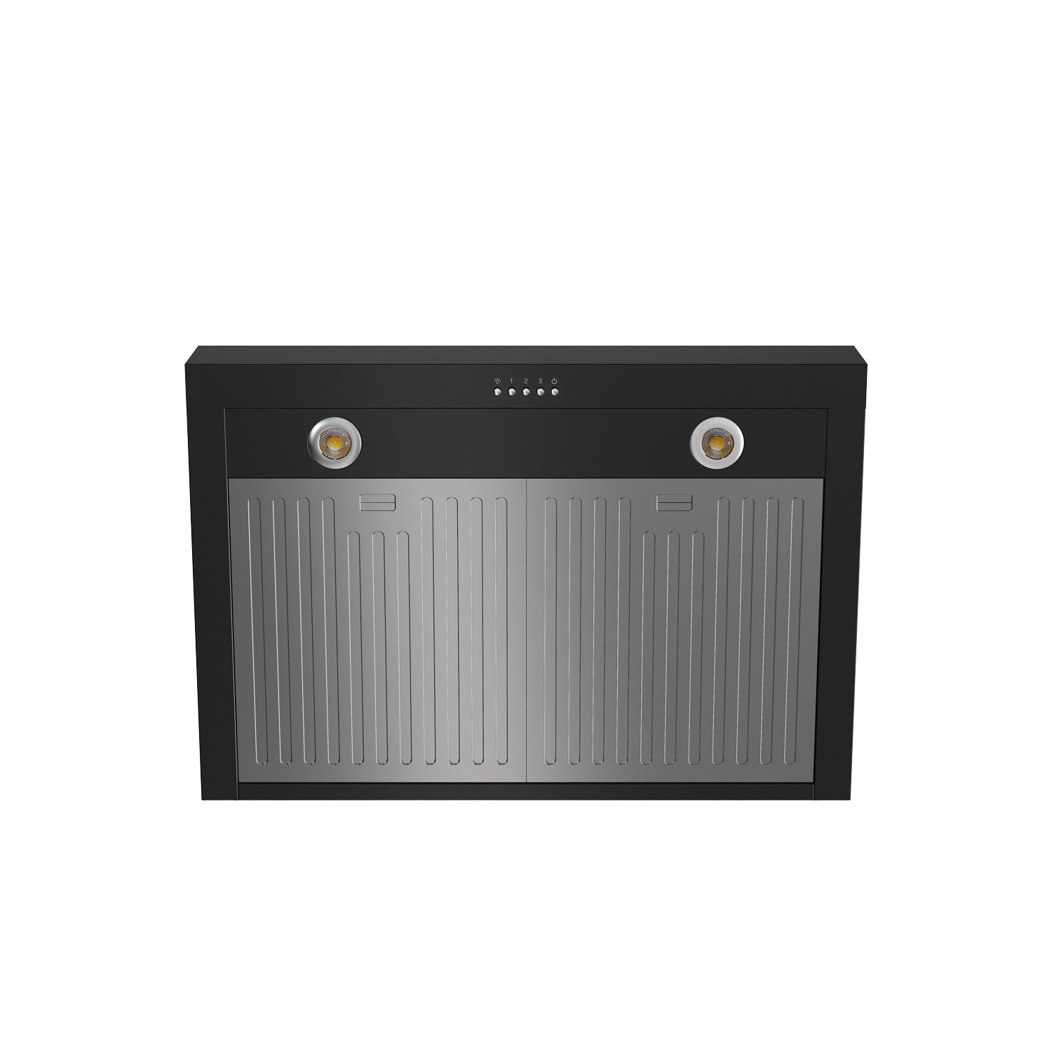 30" Professional Wall Mount Pyramid Range Hood in Black