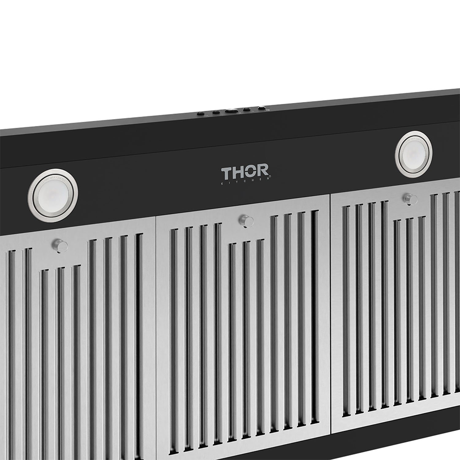 36 Inch Wall Mounted Chimney Range Hood With 350 CFM in Black