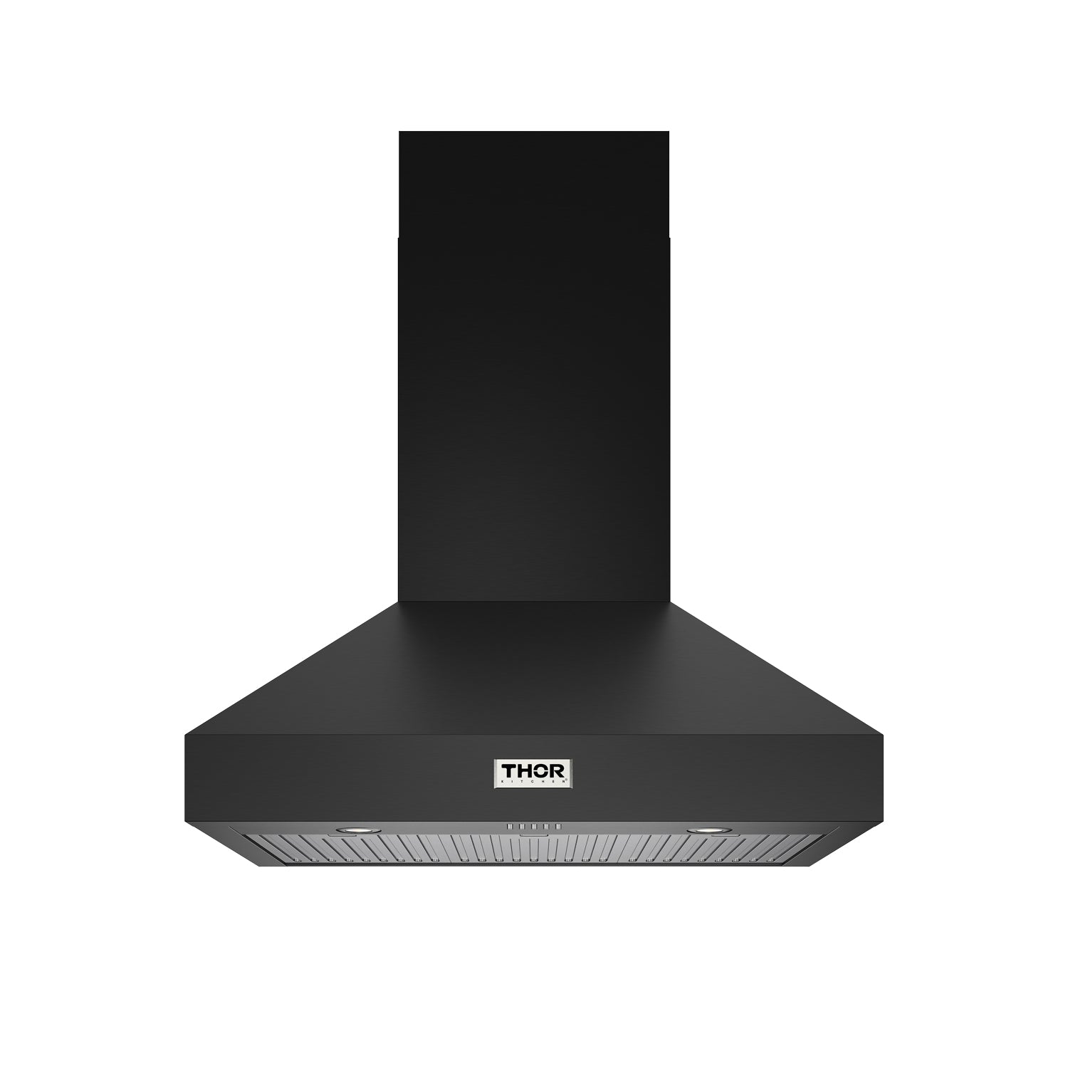 36 Professional Wall Mount Pyramid Range Hood in Black